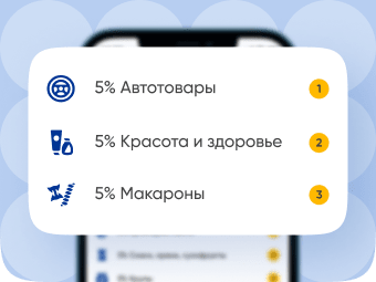Кешбэк до 30% баллами на любимые категории