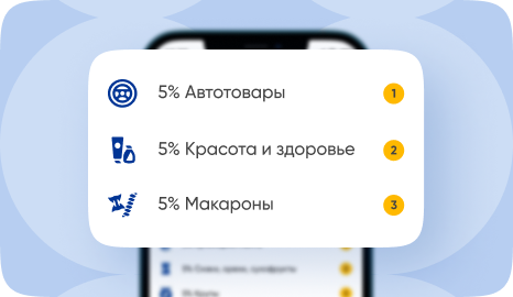 Кешбэк до 30% баллами на любимые категории в магазинах