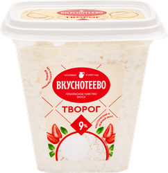 ТворогВКУСНОТЕЕВО9%,беззмж,300г