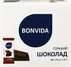 ШоколадгорькийBONVIDA,18х20г