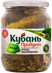 ОгурцымаринованныеКУБАНЬПРОДУКТ,680г