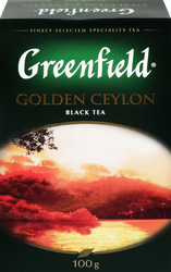 ЧайчерныйGREENFIELDGoldenCeylonлистовой,100г