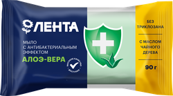 ТуалетноемылоЛЕНТААлоэ-верасантибактериальнымэффектом,90г