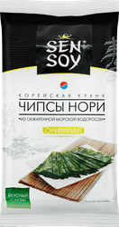 ЧипсынориSENSOYOriginal,изморскойводорослиПорфира,4,5г