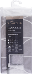 НаволочкаHOMECLUBGenesis70х70см,ситец,Арт.HCGEN/P70/Д1