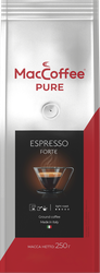 КофемолотыйMACCOFFEEPureEspressoForteнатуральныйжареный,250г