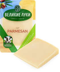 СыртвердыйВЕЛИКИЕЛУКИParmesan40%,3месяца,беззмж,180г