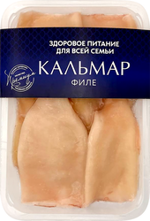 Кальмарзамороженныйочищенный,тушкасплавникомбезкожи,500г