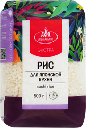 РисдляяпонскойкухниАГРО-АЛЬЯНСЭкстраSushiшлифованный,1-йсорт,500г