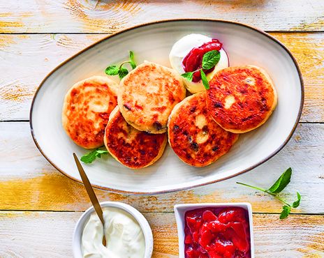 Сырники с изюмом фото к рецепту