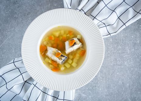 Уха по-астрахански с куриными голенями фото к рецепту