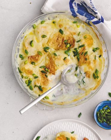 Фаршированные яйца, запеченные по-провански фото к рецепту