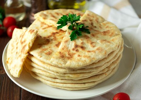 Хычины с картошкой и адыгейским сыром фото к рецепту
