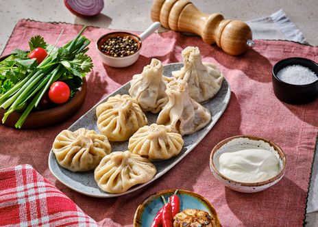 Хинкали с разными начинками фото к рецепту
