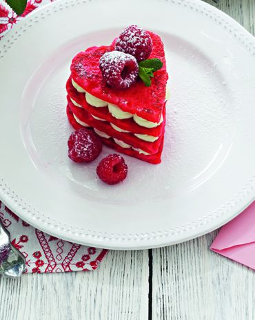 Блинные сердечки с сыром маскарпоне фото к рецепту