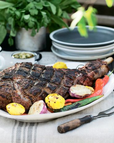 Баранья лопатка BBQ с прованскими травами фото к рецепту