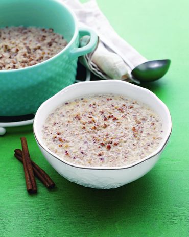 Гречневая каша на&nbsp;молоке с корицей фото к рецепту