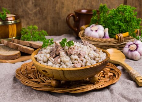 Каша с мясом по-деревенски фото к рецепту