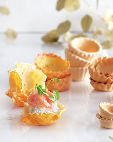 Картофельные и сырные корзиночки фото к рецепту
