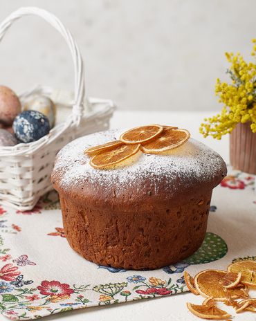 Кулич с&nbsp;апельсинами фото к рецепту