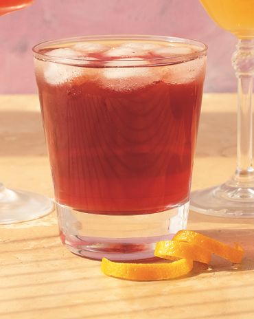 Коктейль Boulevardier in pink фото к рецепту