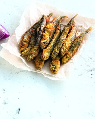 Мойва, жаренная в кукурузной муке фото к рецепту