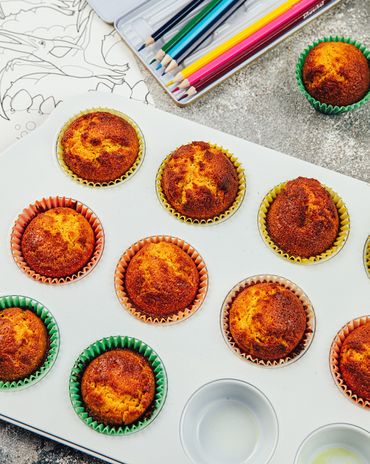 Маффины из консервированной кукурузы фото к рецепту