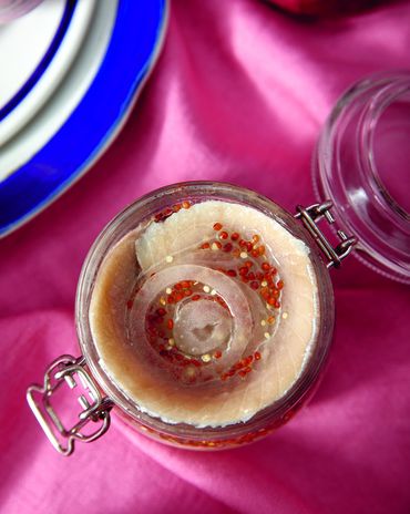 Маринованная сельдь по-французски фото к рецепту