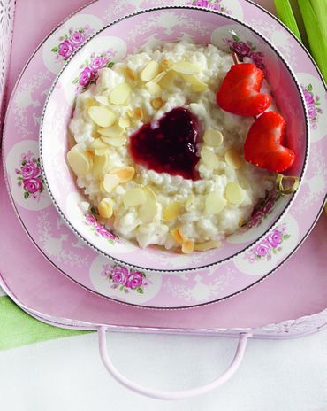 Овсяная каша с джемом фото к рецепту