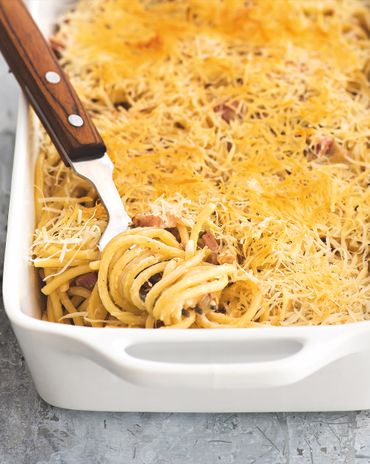 Паста с беконом и грушами фото к рецепту