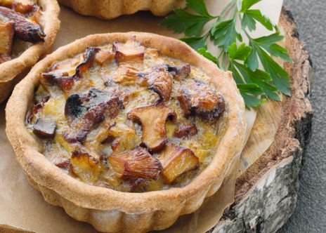 Перепечи с грибами фото к рецепту