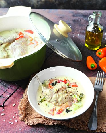 Рагу из кролика с&nbsp;перцем и цукини фото к рецепту