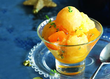 Сорбет из мандаринов фото к рецепту