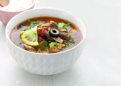Солянка мясная фото к рецепту