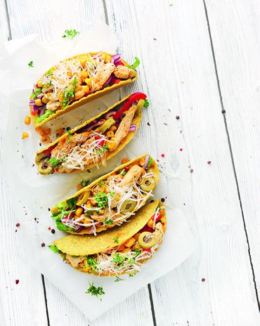 Такос с куриной грудкой фото к рецепту