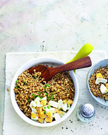 Ячменная каша с&nbsp;жареным луком, как из&nbsp;русской печи фото к рецепту