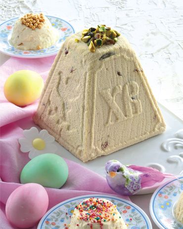 Заварная пасха с орехами фото к рецепту