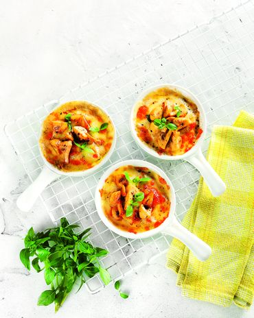 Жюльен с грибами фото к рецепту