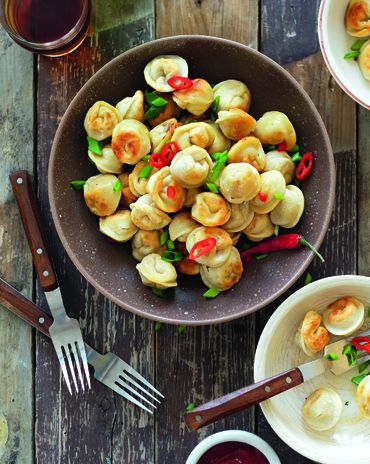 Жареные пельмени фото к рецепту