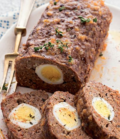 Мясной рулет с яйцом фото к рецепту