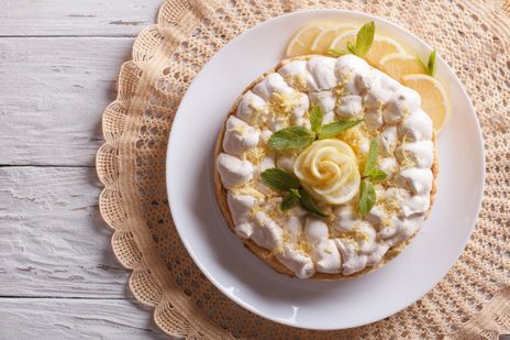 Цитрусовый пирог с безе фото к рецепту