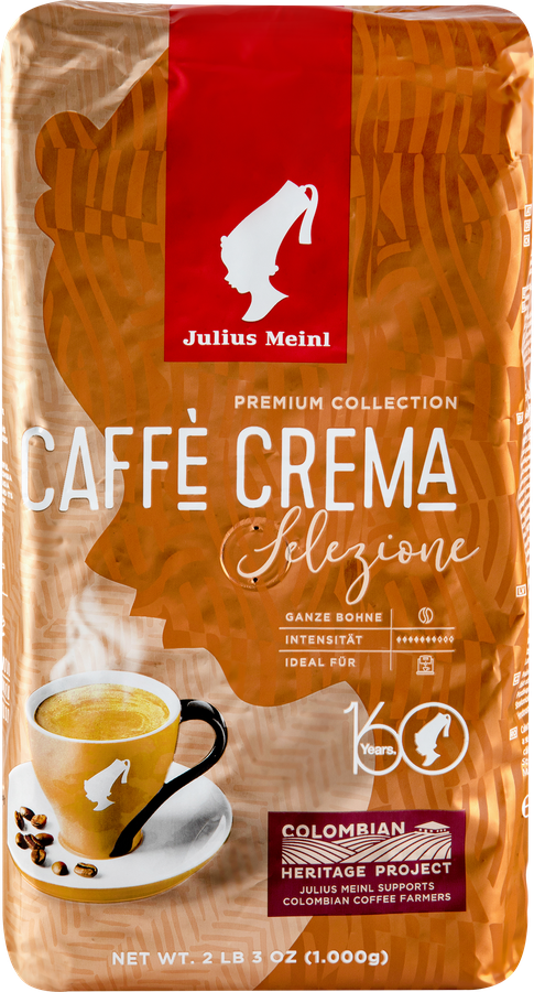 Кофе зерновой JULIUS MEINL Caffe Crema Premium натуральный, темная обжарка 1кг