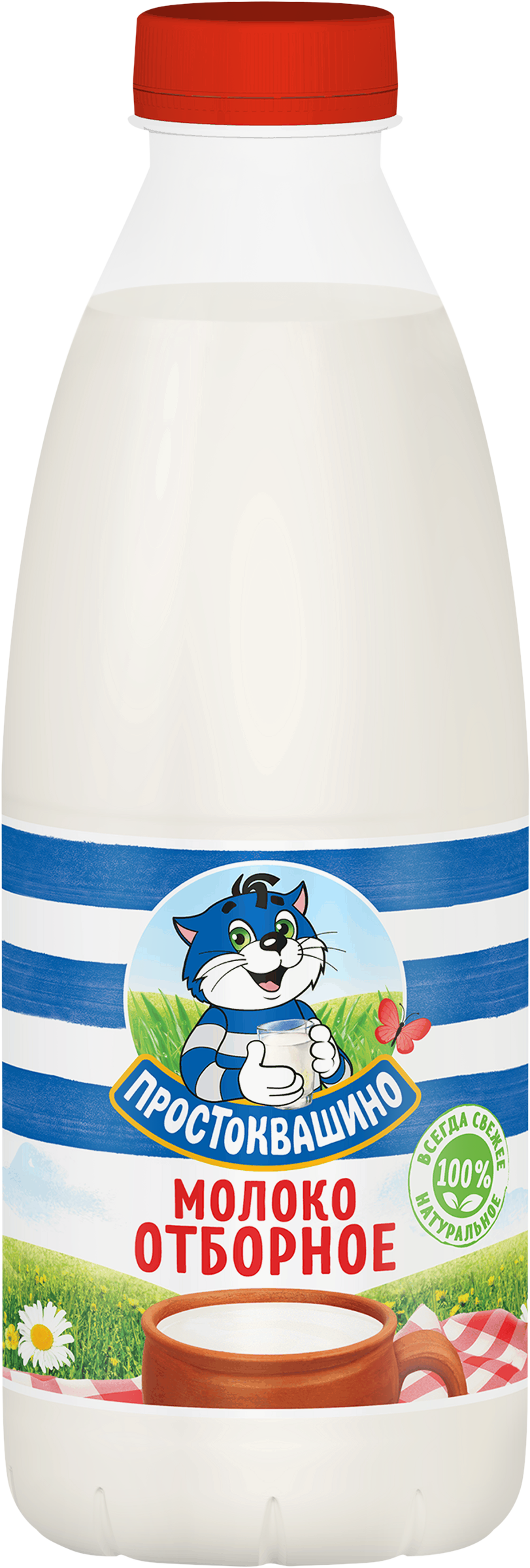 Изображение товара Молоко пастеризованное ПРОСТОКВАШИНО отборное 3,4–4,5%, без змж, 930мл