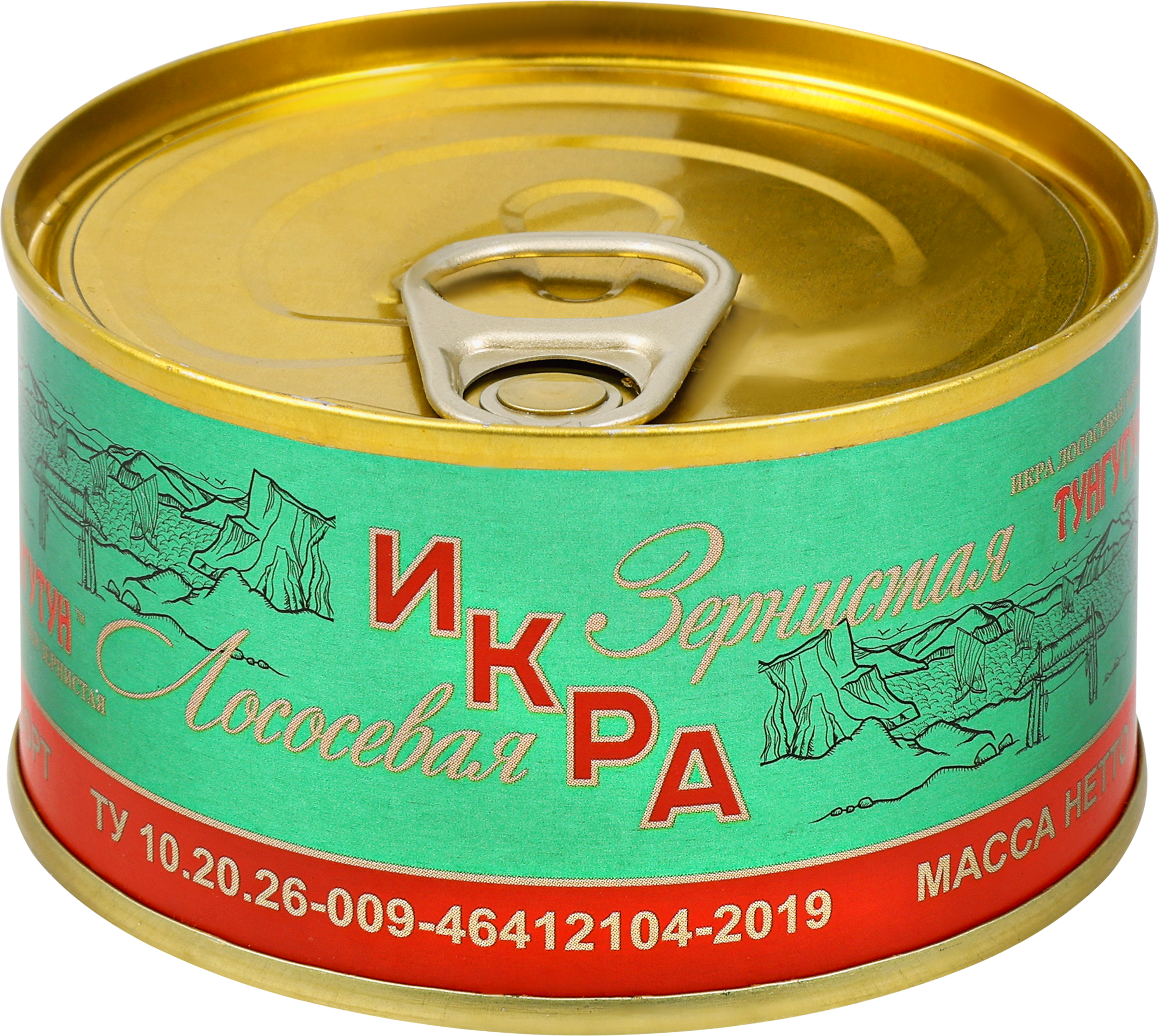 Изображение товара Икра лососевая зернистая ТУНГУТУН 1-й сорт 140г деликатес высокого качества