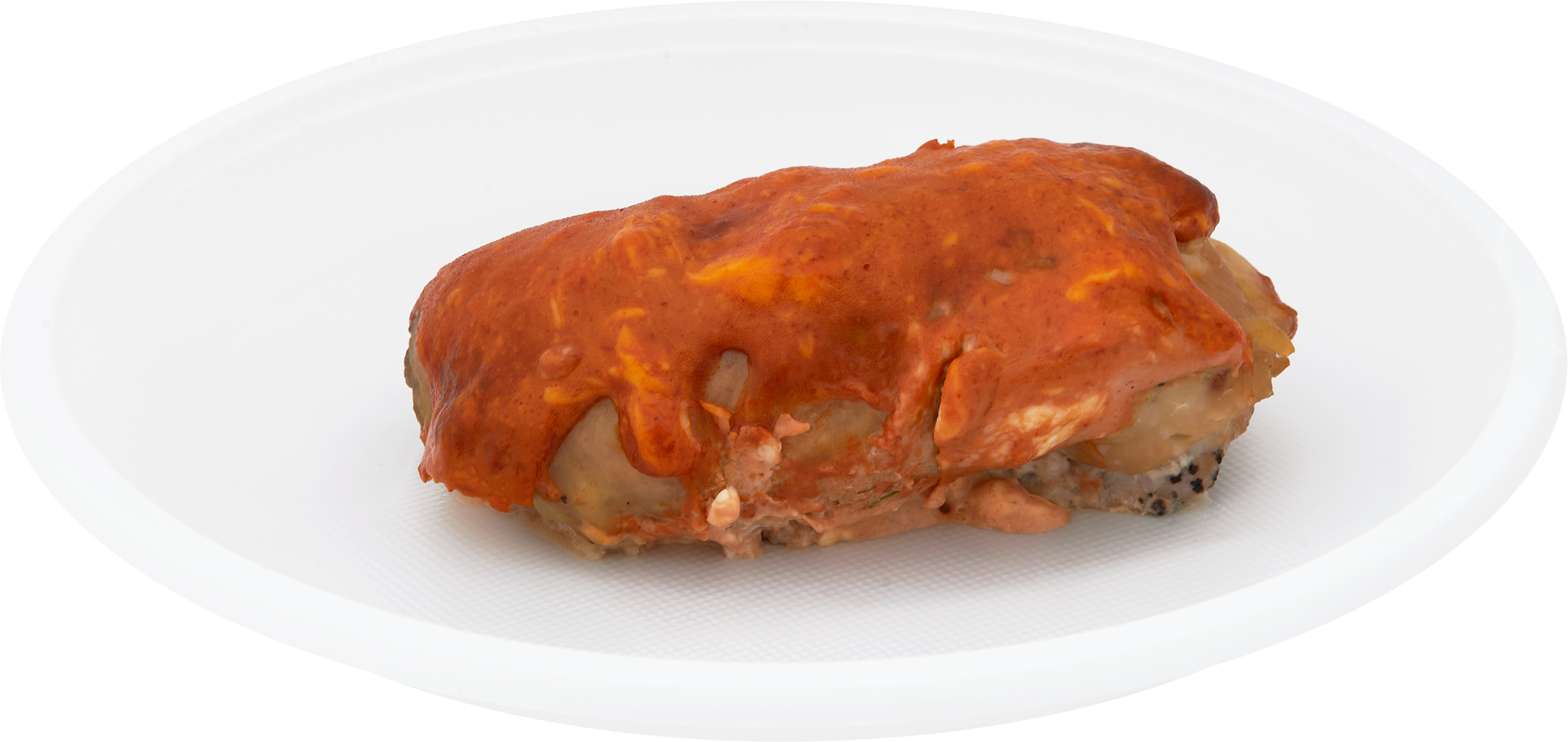 Изображение товара Рулет куриный ЛЕНТА FRESH с ветчиной и сыром, весовой