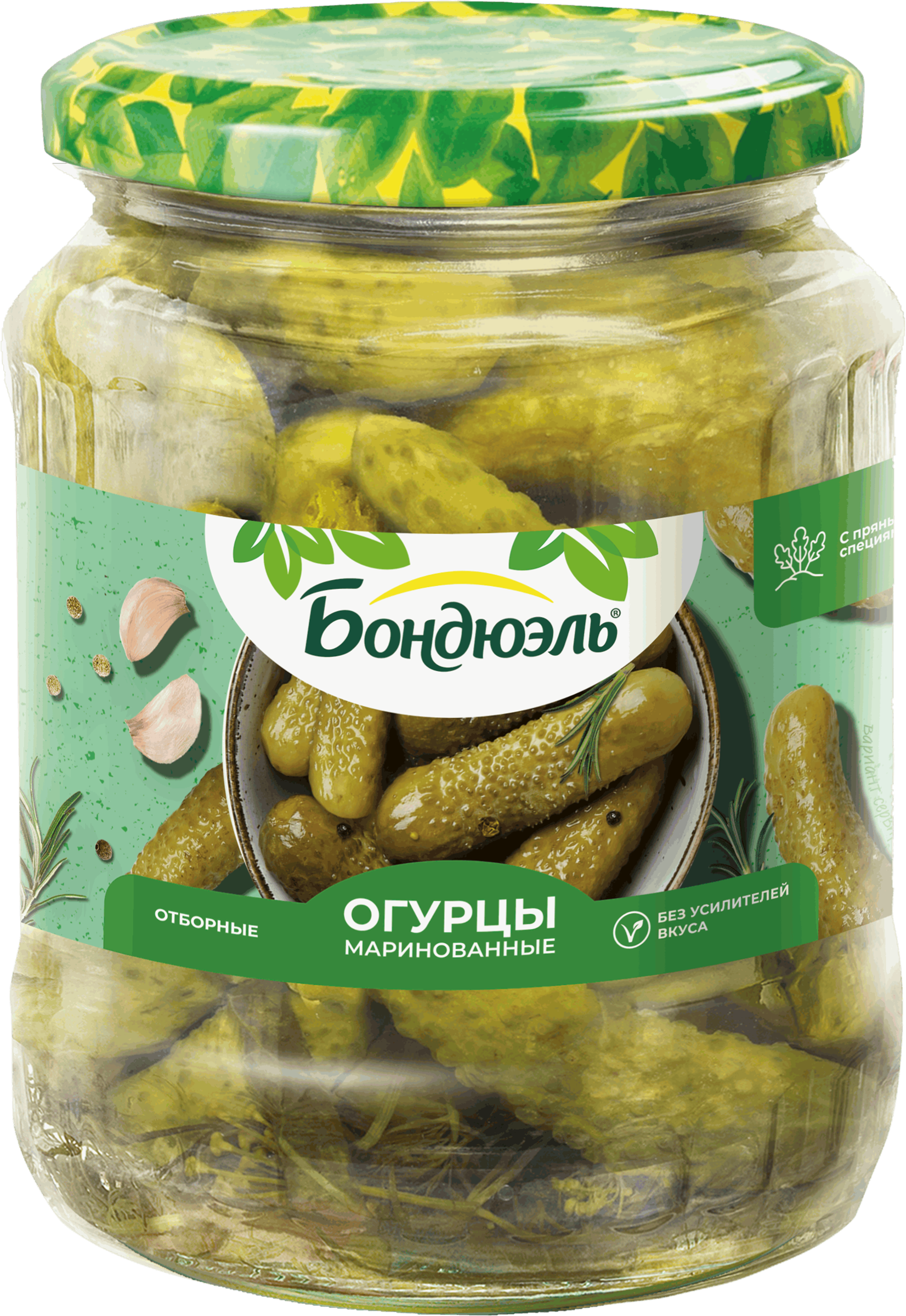 Изображение товара Огурцы маринованные БОНДЮЭЛЬ, 720мл