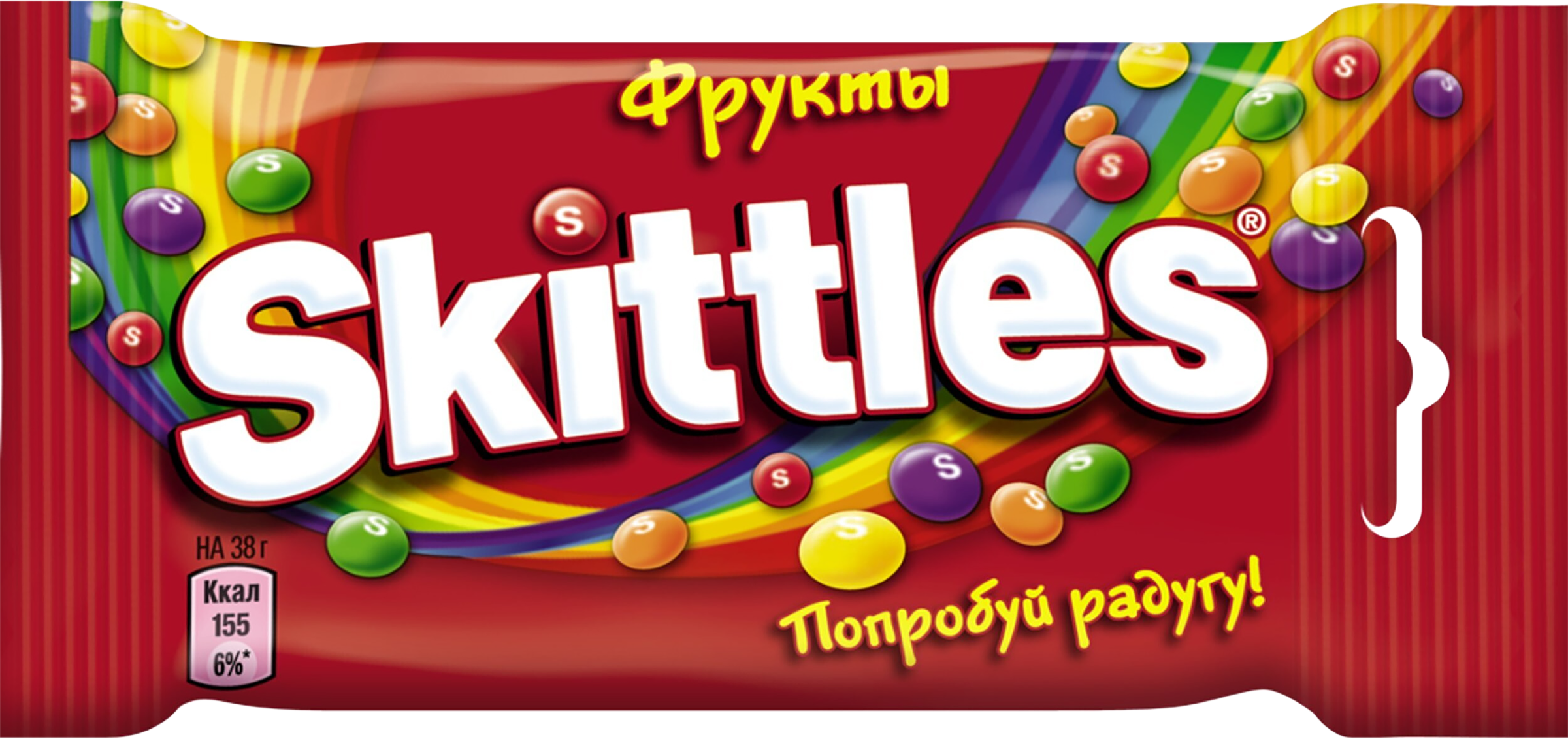 Изображение товара Драже SKITTLES Фрукты в сахарной глазури 38 г яркие фруктовые вкусы