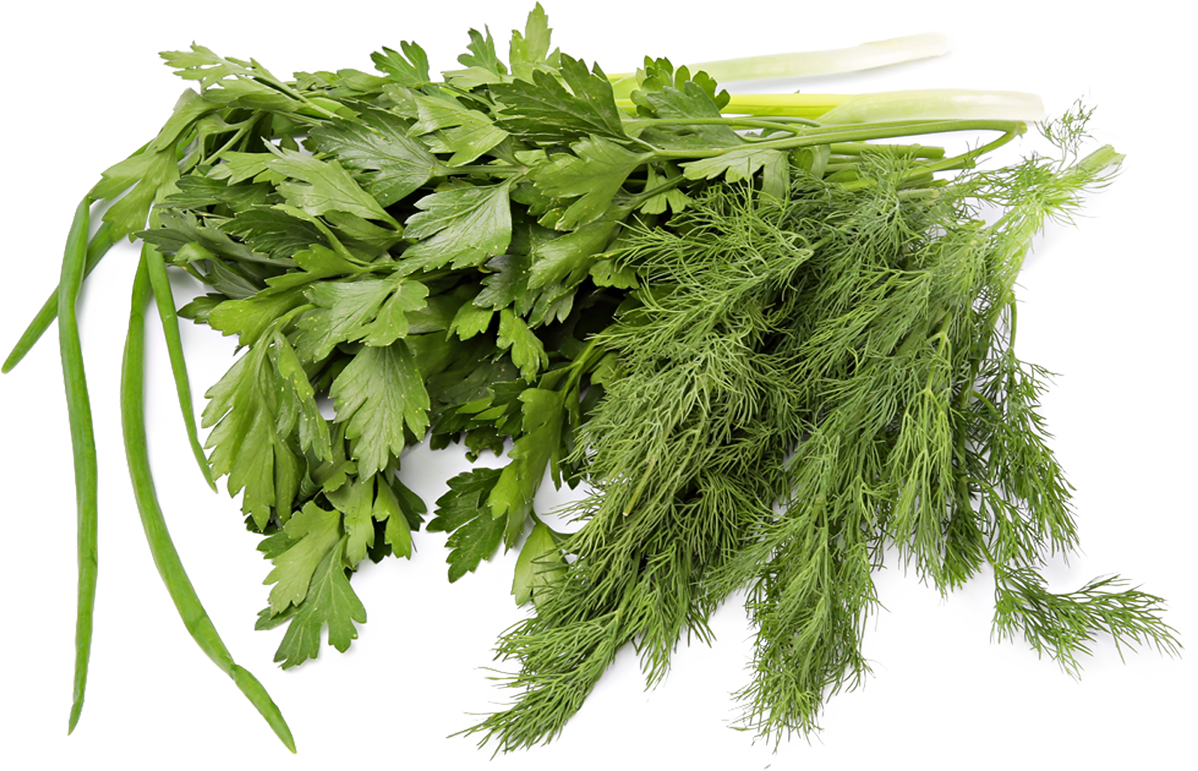 Изображение товара Набор свежей зелени 100 г укроп петрушка зеленый лук
