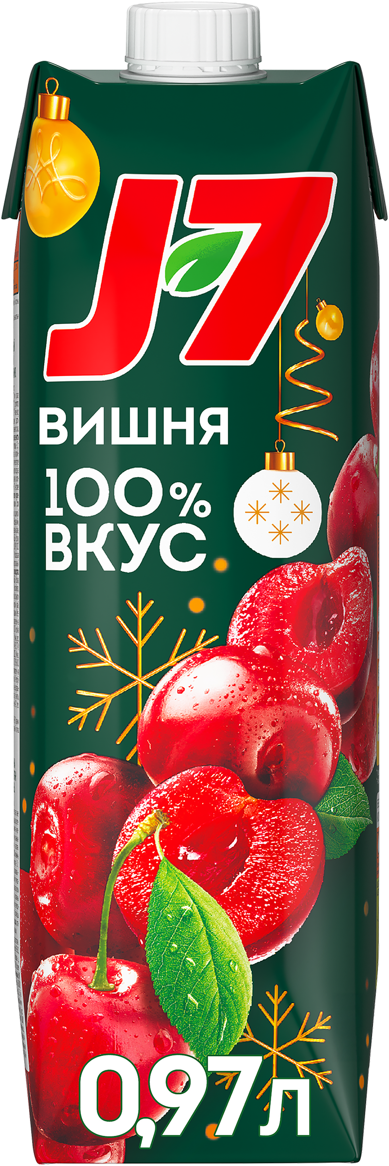 Изображение товара Нектар J7 Вишня осветленный 0.97л - без красителей и консервантов