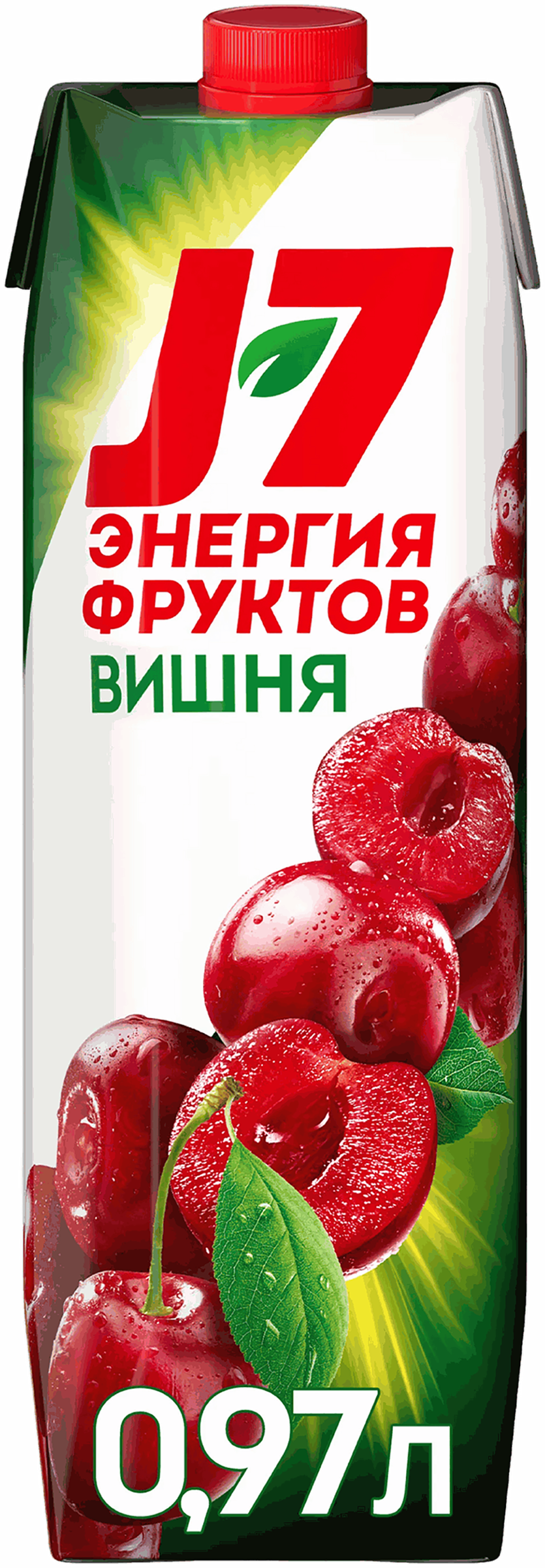 Изображение товара Нектар J7 Вишня осветленный 0.97л - без красителей и консервантов